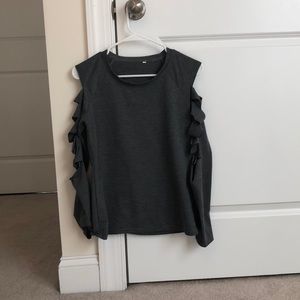 Long Sleeve Grey Tee